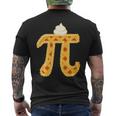Apple Pi Pie Pun Math Teacher Pi Day 2020 Men's Back Print T-Shirt