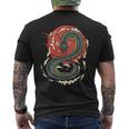 Art Japonais Kanji Dragon Japonais Sun Streetwearintage Rétro T-shirt imprimé au dos