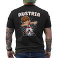 Austria Dabbing Football Boys' Jersey Children's Fan T-Shirt mit Rückendruck