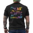 Aw Ship It’S My 60Th Birthday Trip Men's T-shirt Back Print