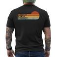 Awesome Like My Daughter Fathers Day Dad Retro Vintage Men's T-shirt Back Print