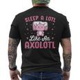 Axolotl Lover Sleep A Lotl Like Sleeping Axolotl Camiseta Hombre Estampado Espalda
