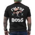 Baby Boss Yo Soy El Jefe Como Un Jefe Niños Camiseta Hombre Estampado Espalda