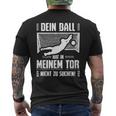 Ball Goalkeeper Goalkeeper Football Sports T-Shirt mit Rückendruck