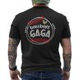 Baseball Gaga Proud Gaga Of A Baseball Player Gaga Men's T-shirt Back Print