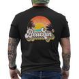 Beachin' Retro Leopard Men's Back Print T-Shirt