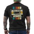 Best Of 1975 Retro Mixtape Cassette 49Th Birthday T-Shirt mit Rückendruck