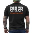 Biker Eat Sleep Ride Repeat Mountainbike Bicicleta Mtb Camiseta Hombre Estampado Espalda