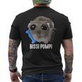 Bissi Pumpi X Sad Hamster Meme Fitness Gym Sports Training T-Shirt mit Rückendruck