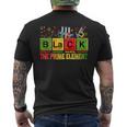Black Prime Element Black History Month Periodic Table Men's T-shirt Back Print