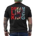 Black History Month Martin Have Dream Luther King Day Men's T-shirt Back Print