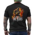 Blues Music Guitar For Guitaristsintage T-Shirt mit Rückendruck