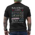 Bodas De Bronce 8 Años Aniversario De Boda Regalo Camiseta Hombre Estampado Espalda