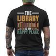Bookworms Library Staff Librarians The Library Is My Place Men's Back Print T-Shirt
