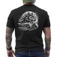 Boxeador De Lobo Y Boxeo De Diseño De Boxeo De Lo Camiseta Hombre Estampado Espalda