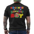 Brother Of The Birthday Boy Melon Family Matching Men's T-shirt Back Print