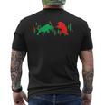 Bulls Bear Stock Exchange Investor Wall Street S T-Shirt mit Rückendruck