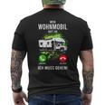 My Caravan Call An Camper Motorhome Camping Bus T-Shirt mit Rückendruck