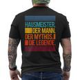 Caretaker Of The Man Of Mythos The Legend Idea T-Shirt mit Rückendruck