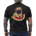 Carlin Rouge Pastèque Fruits D'été Canine T-shirt imprimé au dos