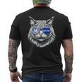 Cat Lovers Graphic Last Name Kentucky Retro Vintage Men's T-shirt Back Print