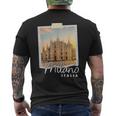 Catedral De Milán Italia Souvenir Duomo Di Milano Italiano Camiseta Hombre Estampado Espalda