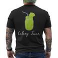 Celery Print As a Celery Juice Movement Gift Detox Tees Men's Back Print T-Shirt