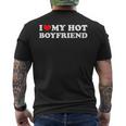 Chemise I Love My Hot Boyfriend I Heart My Hot Boyfriend T-shirt imprimé au dos