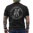 Chiang Mai Thailand Elephant Thai Digital Nomad Men's Back Print T-Shirt