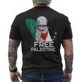 Chica Palestina Libre Palestina Bufanda Shemagh Sin Mangas Camiseta Hombre Estampado Espalda