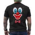 Clown Face Costume For Carnival Fancy Dress Clown Costume T-Shirt mit Rückendruck