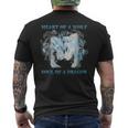 Coeur De Loup Âme D'un Dragon Dragon Cool Loup Guerrier T-shirt imprimé au dos