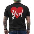 Con El Nombre I Love Yael I Heart Named Camiseta Hombre Estampado Espalda