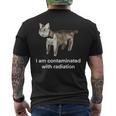 I Am Contaminated With Radiation Cat Meme Men's T-shirt Back Print