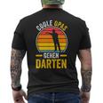 Cool Opas Going Dart Grandpa Dart T-Shirt mit Rückendruck