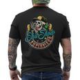 Cool Shit Show Supervisor Skull Hilarious Vintage For Adults Men's Back Print T-Shirt