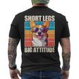 Corgi Short Legs Big Attitude Men's T-shirt Back Print