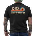 Cox Surname Retrointage 80S 90S Birthday Reunion T-shirt imprimé au dos