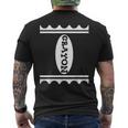 Crayon Disfraz De Muchos Colores Camiseta Hombre Estampado Espalda