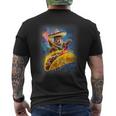 Crazy Space Taco Squirrel Cinco De Mayo Squirrel Sombrero Men's T-shirt Back Print