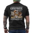 Creampie Connoisseur Raunchy Cat Meme Adult Humor Men's T-shirt Back Print