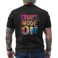 Cruise Mode On Making Memories Together Tropical Adventure Men's T-shirt Back Print