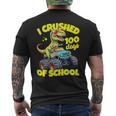 I Crushed 100 Days Of School For Boys 100Th Day Of School Men's T-shirt Back Print
