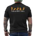 Cute Seahorse Lover Kids How I Roll Seahorse Men's Back Print T-Shirt
