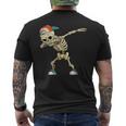 Dabbing Squelette Hip-Hop Dab T-shirt imprimé au dos