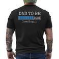 Dad To Be 2025 Dad Est 2025 Daddy To Be Promoted To Daddy Men's T-shirt Back Print