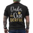 Dada Of Mr Onederful 1St Birthday Matching First One-Derful Men's T-shirt Back Print