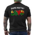 Dama Watten Card Game Wading T-Shirt mit Rückendruck