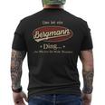 Das Ist Ein Bergmann Ding Das Würdest Du Nicht Verstehen Bergmann Name T-Shirt mit Rückendruck