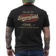 Das Ist Ein Bloomfield Ding Das Würdest Du Nicht Verstehen Bloomfield Name T-Shirt mit Rückendruck